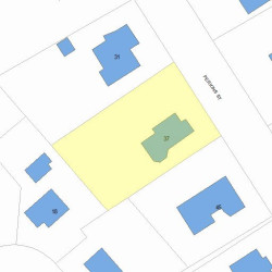 37 Perkins St, Newton MA 02465-2302 plot plan