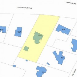 1548 Commonwealth Ave, Newton MA 02465-2806 plot plan