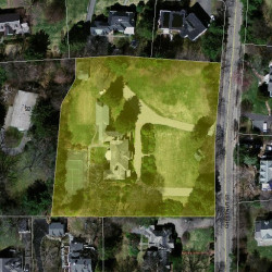 219 Chestnut St, Newton MA 02465-2931 aerial view