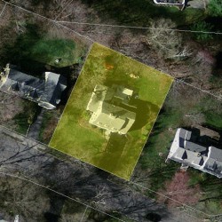 76 Old Farm Rd, Newton MA 02459-3438 aerial view