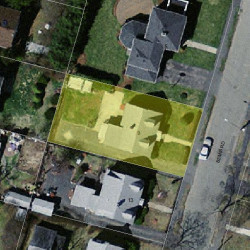 9 Bemis Rd, Newton MA 02460-1204 aerial view