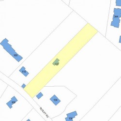 128 Dudley Rd, Newton MA 02459-2827 plot plan
