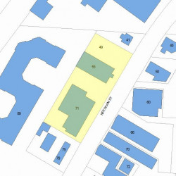 71 Needham St, Newton MA 02461-1615 plot plan