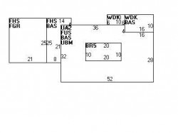 121 Valentine St, Newton MA 02465-3027 floor plan