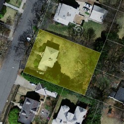 230 Winslow Rd, Newton MA  02468-1714 aerial view