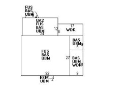 12 Wyman St, Newton MA 02468-1517 floor plan