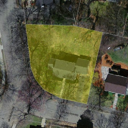 251 Islington Rd, Newton MA 02466-1022 aerial view