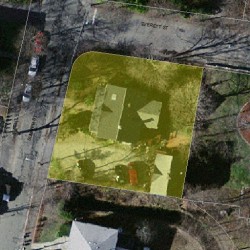 166 Sumner St, Newton MA 02459-1955 aerial view