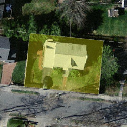 11 Garner St, Newton MA 02459-1609 aerial view