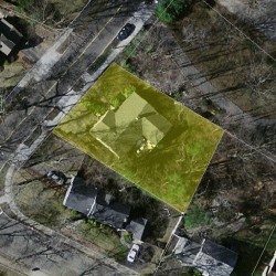 180 Greenwood St, Newton MA  02459-3042 aerial view