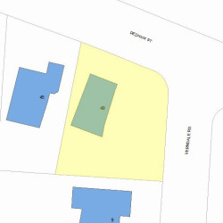 49 Dedham St, Newton MA  02461-2133 plot plan