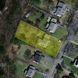45 Oakland Ave, Newton MA 02466-1704 aerial view