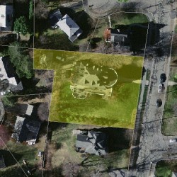 105 Sumner St, Newton MA 02459-1914 aerial view