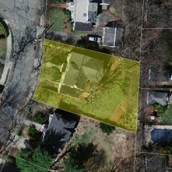 32 Commonwealth Park, Newton MA  02459-1005 aerial view