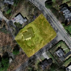97 Valentine St, Newton MA 02465-3019 aerial view