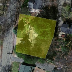 164 Carlton Rd, Newton MA 02468-1801 aerial view