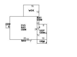 747 Watertown St, Newton MA  02460-1346 floor plan