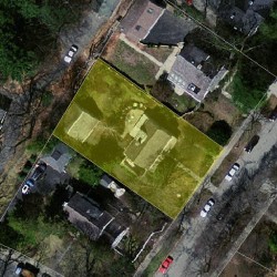 131 Windermere Rd, Newton MA 02466-2719 aerial view