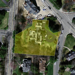 9 Burnham Rd, Newton MA 02465-2927 aerial view