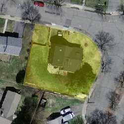 19 Swallow Dr, Newton MA  02462-1311 aerial view