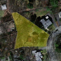 23 White Pine Rd, Newton MA  02464-1222 aerial view