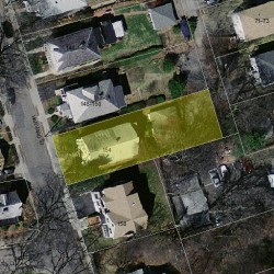 154 Harvard St, Newton MA 02460-2204 aerial view