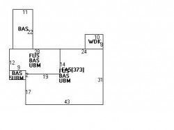 208 Concord St, Newton MA  02462-1314 floor plan