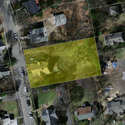 19 Mountfort Rd, Newton MA  02461-1405 aerial view