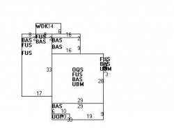 27 Eliot Ave, Newton MA  02465-1708 floor plan