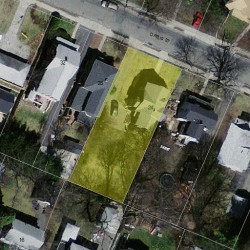 24 Orris St, Newton MA  02466-1312 aerial view