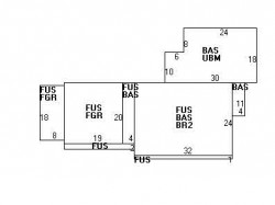 14 Agawam Rd, Newton MA 02468-1303 floor plan