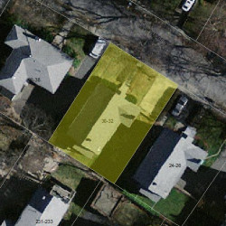 32 Whittemore Rd, Newton MA 02458-2106 aerial view