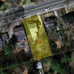 1458 Beacon St, Newton MA 02468-1613 aerial view