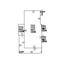6 Channing St, Newton MA 02458-1606 floor plan