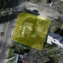 506 Parker St, Newton MA 02459-2624 aerial view