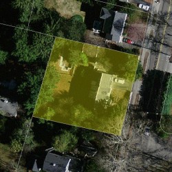 175 Waverley Ave, Newton MA 02458-2418 aerial view