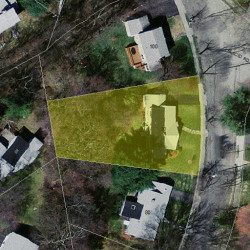 90 Boulder Rd, Newton MA  02459-2653 aerial view