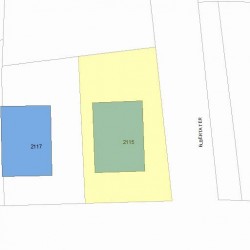 2115 Commonwealth Ave, Newton MA  02466-1901 plot plan
