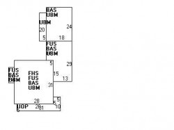 9 Eddy St, Newton MA  02465-2132 floor plan
