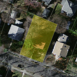 48 Maplewood Ave, Newton MA  02459-2526 aerial view