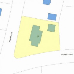20 Beaumont Ave, Newton MA  02460-2314 plot plan