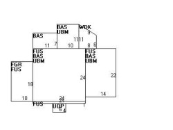 110 Manchester Rd, Newton MA 02461-1123 floor plan