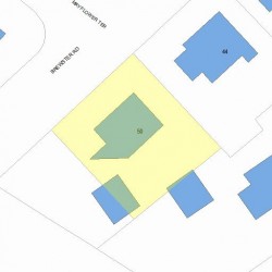 50 Brewster Rd, Newton MA  02461-1302 plot plan