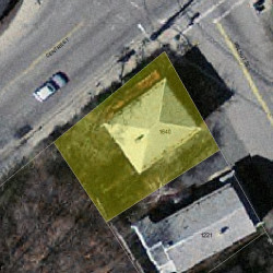 1640 Centre St, Newton MA 02461-1241 aerial view