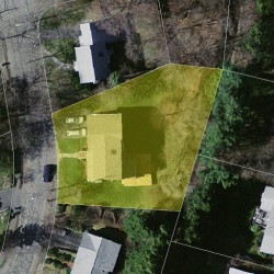 90 Olde Field Rd, Newton MA 02459-2720 aerial view