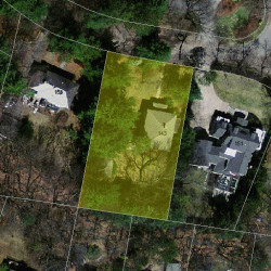 143 Neshobe Rd, Newton MA 02468-1348 aerial view