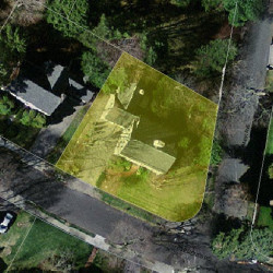 77 Clements Rd, Newton MA 02458-2638 aerial view