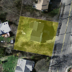 343 Parker St, Newton MA 02459-2630 aerial view