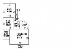 64 Parker St, Newton MA 02459-2547 floor plan