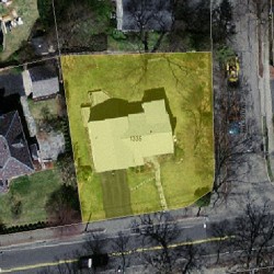 1335 Beacon St, Newton MA 02468-1739 aerial view